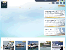Tablet Screenshot of goldenyacht.com